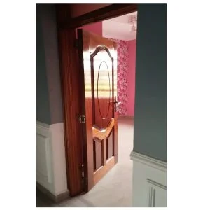 Oval solid Mahogany Door